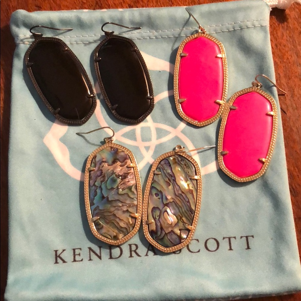 Danielle earrings, all sold separately
